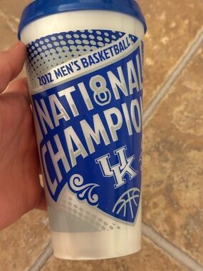 2012 men’s basketball championship Kentucky go big blue plastic cup made in usa